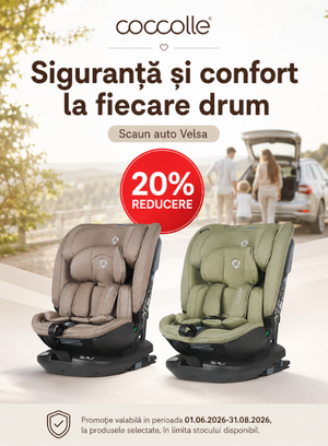 Promotie cu 20% reducere la Coccolle Scaun Auto Velsa