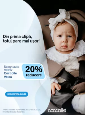 Promotie cu 20% reducere la COCCOLLE Scaun auto Velsa