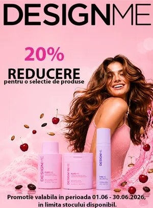 Promotie cu 20% reducere la Design Me