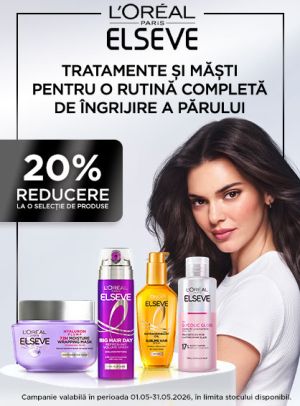 Promotie cu 20% reducere la Elseve