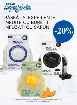 Promotie cu 20% reducere la Esponjabon