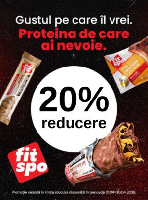 Promotie cu 20% reducere la Fitspo