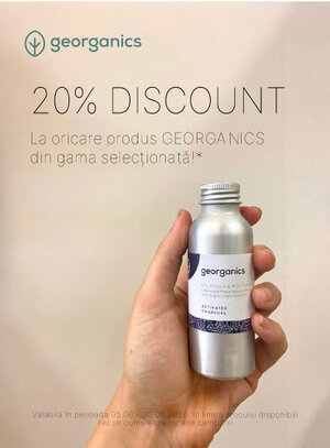 Promotie cu 20% reducere la Georganics