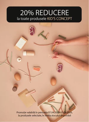 Promotie cu 20% reducere la Kids Concept