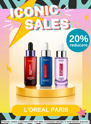 Promotie cu 20% reducere la L'Oreal Paris Skincare - Iconic Sales