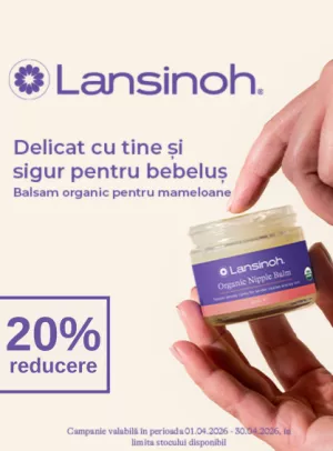 Promotie cu 20% reducere la Lansinoh