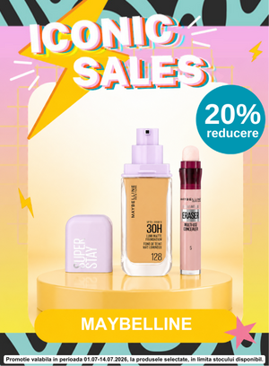 Promotie cu 20% reducere la Maybelline - Iconic Sales