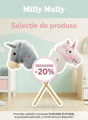 Promotie cu 20% reducere la Milly Mally Calut de jucarie