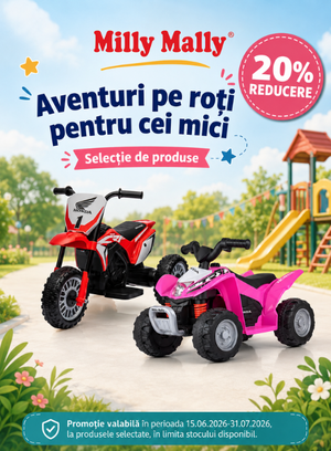 Promotie cu 20% reducere la Milly Mally Motocicleta si ATV electric