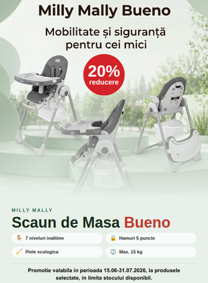 Promotie cu 20% reducere la Milly Mally Scaun de masa