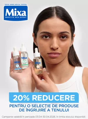 Promotie cu 20% reducere la Mixa