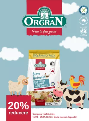 Promotie cu 20% reducere la Orgran