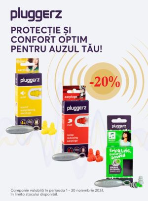 Promotie cu 20% reducere la Pluggerz