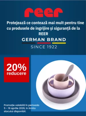 Promotie cu 20% reducere la Reer