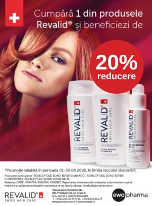 Promotie cu 20% reducere la Revalid