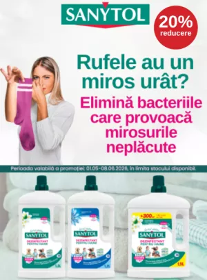 Promotie cu 20% reducere la Sanytol