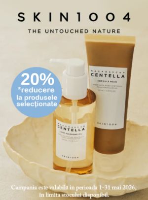 Promotie cu 20% reducere la Skin1004