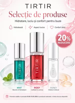 Promotie cu 20% reducere la Tirtir