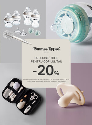 Promotie cu 20% reducere la Tommee Tippee