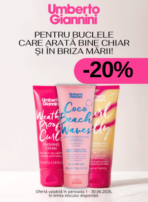 Promotie cu 20% reducere la Umberto Gianinni