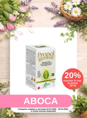 Promotie cu 20% voucher aplicat in cos la Aboca