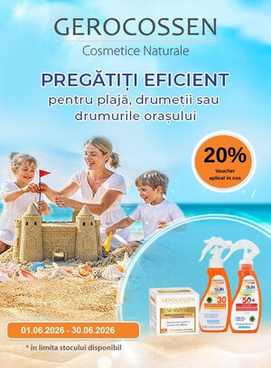 Promotie cu 20% Voucher aplicat in cos la Gerocossen