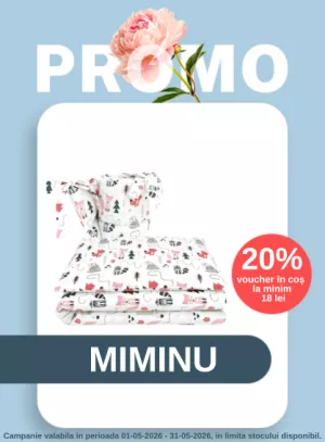 Promotie cu 20% Voucher aplicat in cos la Miminu