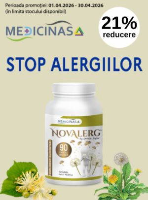 Promotie cu 21% reducere la Medicinas Novalerg