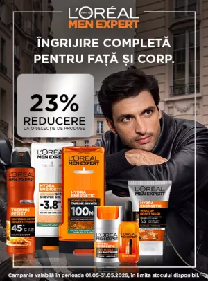 Promotie cu 23% reducere la Men Expert