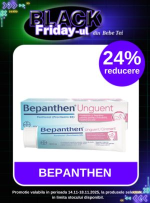 Promotie cu 24% reducere la Bepanthen Unguent 100g