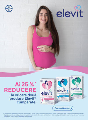Promotie cu 25% reducere la 2 Elevit