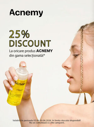 Promotie cu 25% reducere la Acnemy