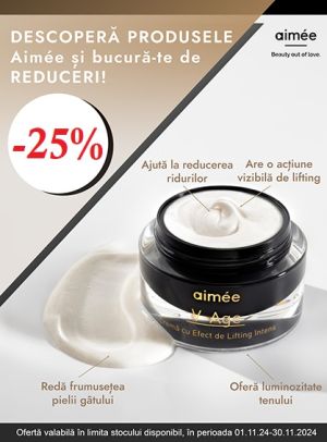 Promotie cu 25% reducere la  Aimee