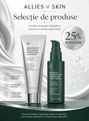 Promotie cu 25% reducere la Allies Of Skin