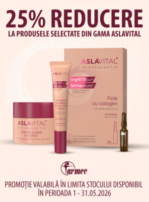Promotie cu 25% reducere la Aslavital Mineralactiv