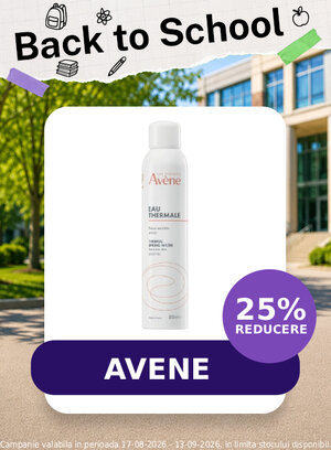 Promotie cu 25% reducere la Avene - Back to School