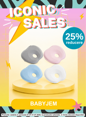 Promotie cu 25% reducere la BabyJem Pernuta pentru formarea capului - Iconic Sales