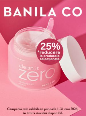 Promotie cu 25% reducere la Banila Co