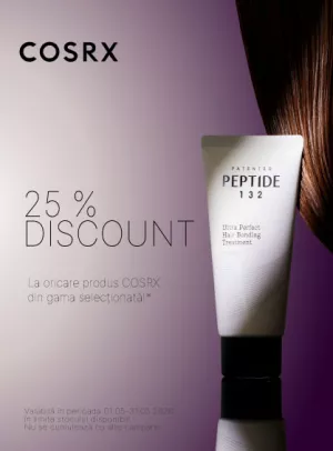 Promotie cu 25% reducere la Cosrx