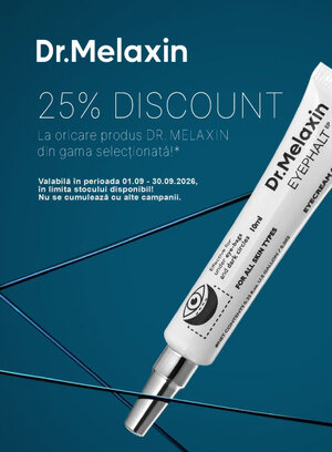 Promotie cu 25% reducere la Dr. Melaxin