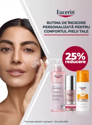 Promotie cu 25% reducere la Eucerin