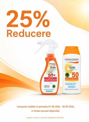 Promotie cu 25% reducere la Gerocossen