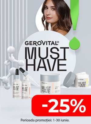 Promotie cu 25% reducere la Gerovital Must Have