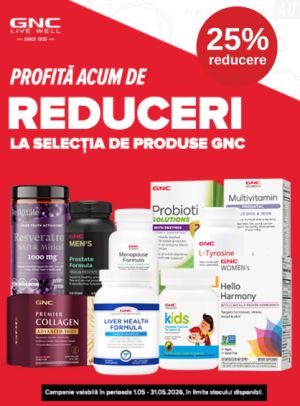 Promotie cu 25% reducere la Gnc