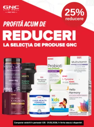 Promotie cu 25% reducere la Gnc