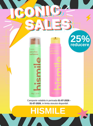 Promotie cu 25% reducere la Hismile - Iconic Sales
