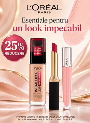 Promotie cu 25% reducere la L'Oreal Cosmetics