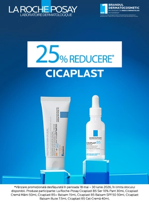 Promotie cu 25% reducere la La Roche Posay Cicaplast