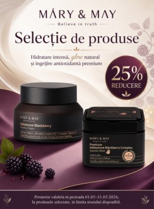 Promotie cu 25% reducere la Mary And May