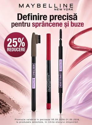 Promotie cu 25% reducere la Maybelline New York Makeup
